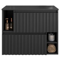 Gabinete Suspenso 2 Portas Basculantes 75 cm BL1000 Grafite FAEM