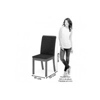 Conjunto: Mesa Sala Jantar Orus c/ Tampo Madeirado 120x80cm e 4 Cadeiras Isa Nature/Off White - Suede Marrom - Henn