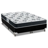 Conjunto Box Queen: Colchão Espuma Probel D28 ProDormir Advanced + Base CRC Suede Gray (158x198)