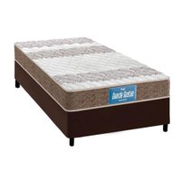 Conjunto Box Solteiro: Colchão Anatômico Probel D33 Guarda Costas Próintense + Base CRC Courano Brown (88x188)