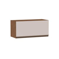 Armário de Cozinha Modulado Conecta c/ 1 Porta Basculante Ebano/Off White - Genialflex