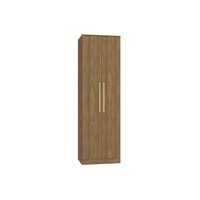 Módulo de Quarto Casal Guarda Roupa Adapt N534 c/ 2 Portas Nogueira - Kappesberg