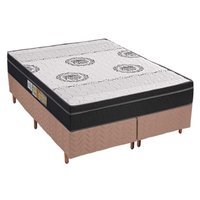 Conjunto Box Queen: Colchão Anatômico Polar D28 Orthoface + Base CRC Fantasy Clean (158x198)