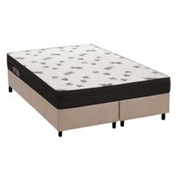 Conjunto Box King: Colchão Espuma Ortobom D45 Light Saúde + Base CRC Suede Clean (186x198)