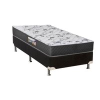 Conjunto Box Solteiro: Colchão Anatômico Herval D28 / AG65 Ortopedic Black + Base CRC Suede Black (88x188)