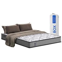 Colchão King Enrolado a Vácuo de Espuma D28 Night and Day Gray Bed In Bag (193x203x24) - Probel