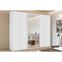 Guarda Roupa 6 Portas (1 c/ Espelho) e 6 Gavetas Imperatore Branco - Lopas