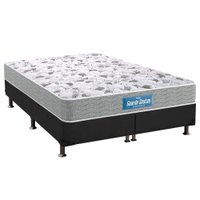 Conjunto Box Queen: Colchão Espuma Probel D45 Guarda Costas Plus + Base CRC Suede Gray (158x198)