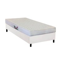 Conjunto Box Solteiro: Colchão Anatômico Herval AG65 Frontier + Base CRC Courano White(88x188)