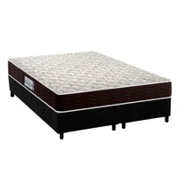 Conjunto Box King: Colchão Espuma Probel D33 Advanced + Base CRC Suede Black (193x203)