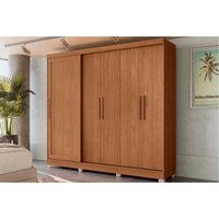 Guarda Roupa 5 Portas e 4 Gavetas c/ Pés CB03N564 Canela - Kappesberg
