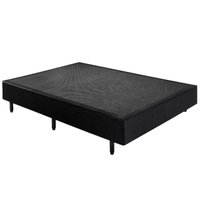 Cama Box Base Universal Casal Preta (138x188x25) - Plumatex