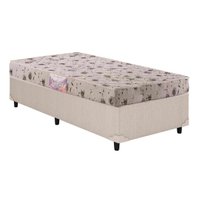 Conjunto Box Solteiro: Colchão Espuma Herval Sueño + Base CRC Courano Clean (88x188)