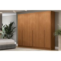 Guarda Roupa 6 Portas e 4 Gavetas R582 Canela - Kappesberg