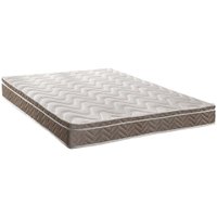 Colchão Queen Espuma D33 / EP Anatômico Confort Ultra Firme Euro Pillow Brown (158x198x25) - Paropas