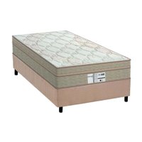 Conjunto Box Solteiro: Colchão Molas Probel Prolastic Born + Base CRC Suede Clean (88x188)