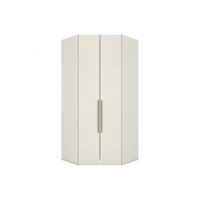 Guarda Roupa Closet de Quarto de Canto Oblíquo MC05 Seletto c/ 2 Portas e 3 Gavetas Areia - Henn
