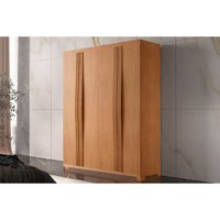 Guarda Roupa 4 Portas e 2 Gavetas c/ Pés Grécia Naturale - Rufato