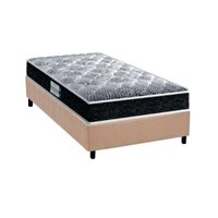 Cama Box Solteiro: Colchão Ortopédico Probel D33/EP Anatômico Advanced Tech1500 Plus + Base CRC Suede Clean(88x188)