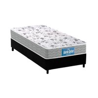Conjunto Box Solteiro: Colchão Anatômico Probel D45 Guarda Costas Próextreme Plus + Base CRC Suede Black (88x188)
