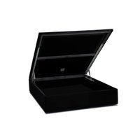 Cama Box Baú Universal Casal Physical Tecido Nero (138x188x25) - Ortobom