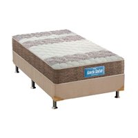 Cama Box Solteiro: Colchão Espuma Probel D33/EP Anatômico Guarda Costas Plus + Base CRC Suede Clean(88x188)