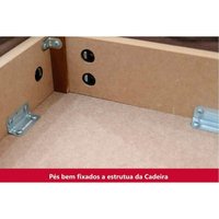 Cadeira de Cozinha Milla Plus Kit 6 Un Nature/Courano/Caramelo - Henn