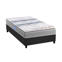 Conjunto Box Solteiro: Colchão Espuma Probel D45 Guarda Costas + Base CRC Suede Gray (88x188)