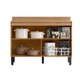 Kit de Cozinha Compacta Lazuli c/ 7 Portas e 3 Gavetas 260cm Amendola/Nude Prime TX - Demóbile