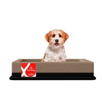 Cama box PET Cachorro / Gato Médio Sleep Foam Marrom/Preto (75x55x10) - Pelmex