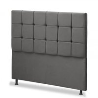 Cabeceira JS Móveis Sleep Para Cama Box 0,90m Chumbo