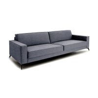 Sofá 3 Lugares Angelo Linho Cinza 210 cm