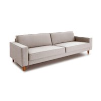 Sofá 3 Lugares Aurora Linho Bege 180 cm