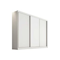 Guarda Roupa 3 Portas e 4 Gavetas Sollo/Logan Branco - Novo Horizonte