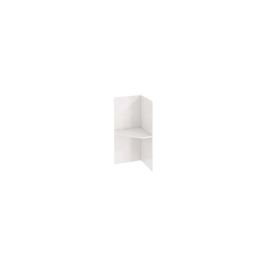 Prateleira Quarto Casal c/ Painel p/ Mesa de Cabeceira N526 Adapt Branco - Kappesberg