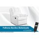 Poltrona Reclinável Motorizada p/ Sala Vermont Classic Zero Wall Courano Bege - Probel