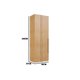 Guarda Roupa Modulado Infinity Canto Reto c/ 1 Porta Branco - Genialflex