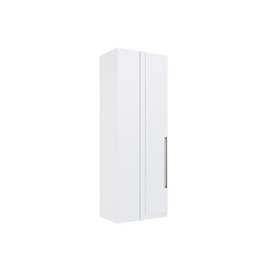 Guarda Roupa Modulado Infinity Canto Reto c/ 1 Porta Branco - Genialflex