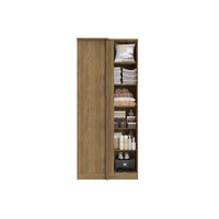 Guarda Roupa Modulado Canto Reto ARMC100AMDP Adapt s/ Portas 230x100cm Nogueira - Kappesberg
