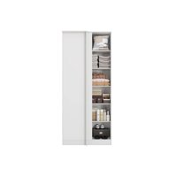 Guarda Roupa Modulado Canto Reto ARMC100AMDP Adapt s/ Portas 230x100cm Branco - Kappesberg