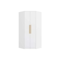 Guarda Roupa Modulado Closet de Canto Oblíquo Adapt N531 c/ 2 Portas Branco - Kappesberg