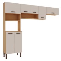 Cozinha Modulada Essencia 3 Pecas Freijo White Laca Brilho