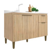 Balc&atilde;o de Pia Iara/Julia 120cm J Carvalho