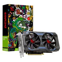 Placa de Vídeo  GTX 1660 Super, PCYes GeForce 6GB GDDR6, 192 Bits - PA1660S6GR6DF - Graffiti Series