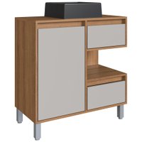 Gabinete 80 cm Cuba Preta BL2001 Mell Arenas FAEM