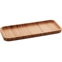 48 Petisqueiras de Bambu para Restaurante 28x11cm Retangular Bandeja para Sushi Hire Lyor