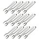 Kit 12 Pegadores de Aço Inox 18cm Churrasco Salada Frios Pinça para Gelo Brinox