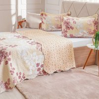 Kit Cobre Leito Solteiro Ultra Lisse New 160x220cm Aquarelle