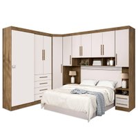Dormitório Completo Georgia J&A Para Cama Box 1,58M Casal