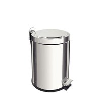 Lixeira com Pedal Tramontina Brasil 5 Litros com Balde Interno e Acabamento Inox Polido